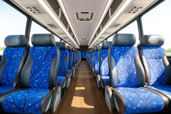Merced Charter Bus Inside