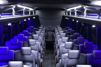 Merced Charter Bus Interior