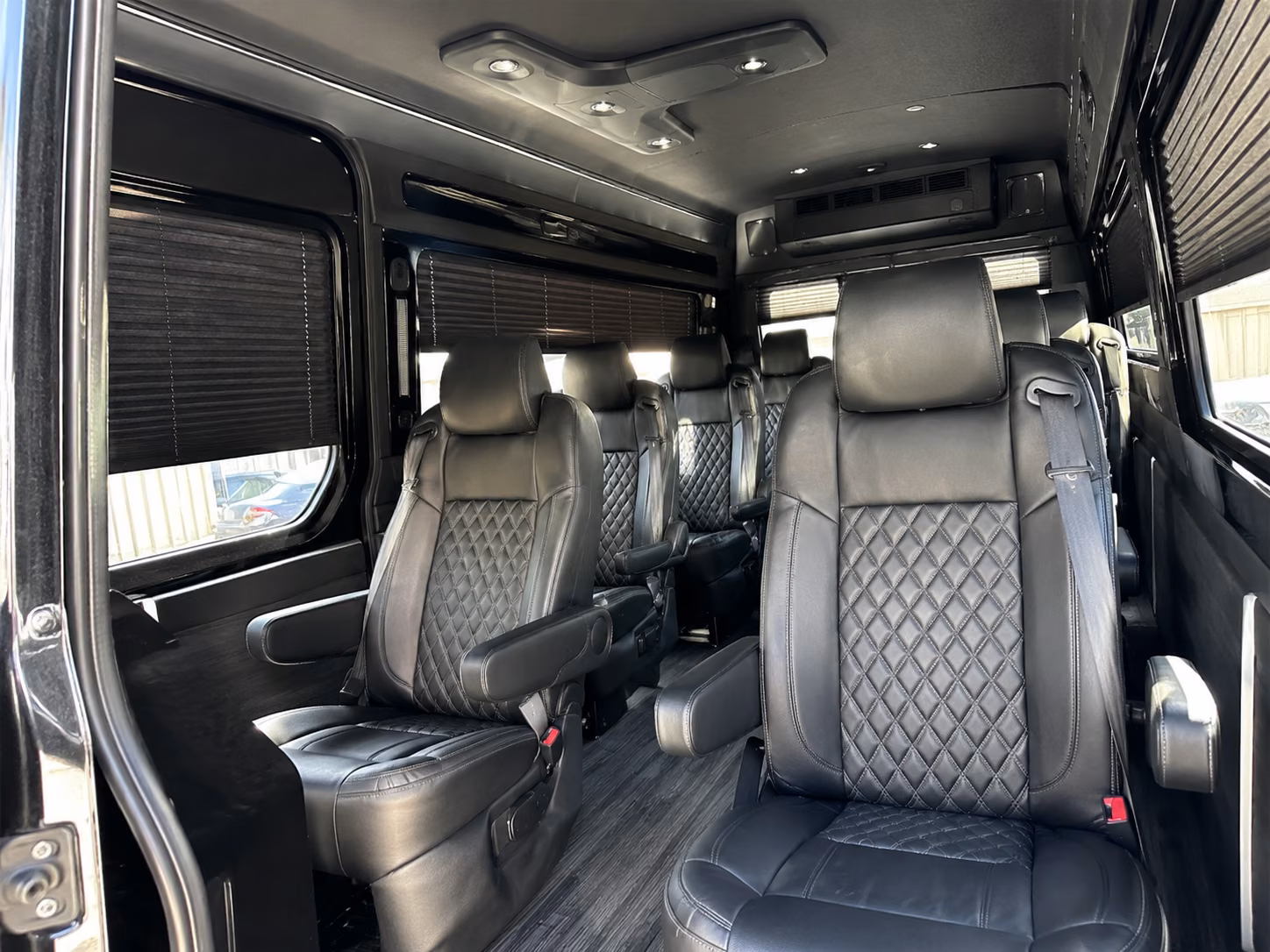 merced airport transportation onboard seating