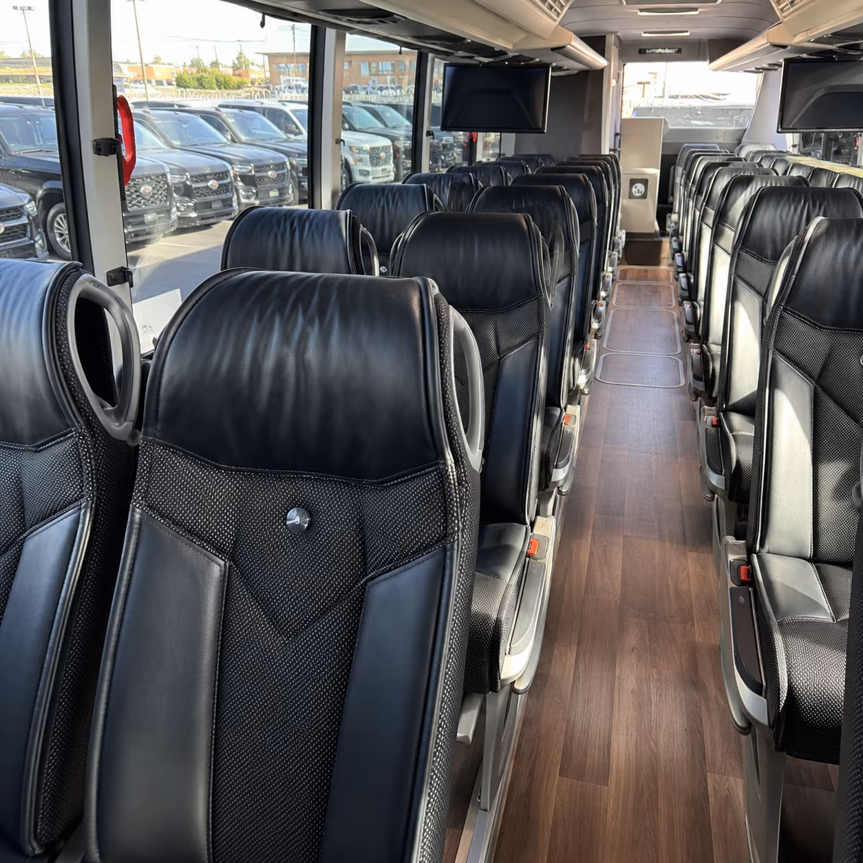 merced long distance transportation onboard seating