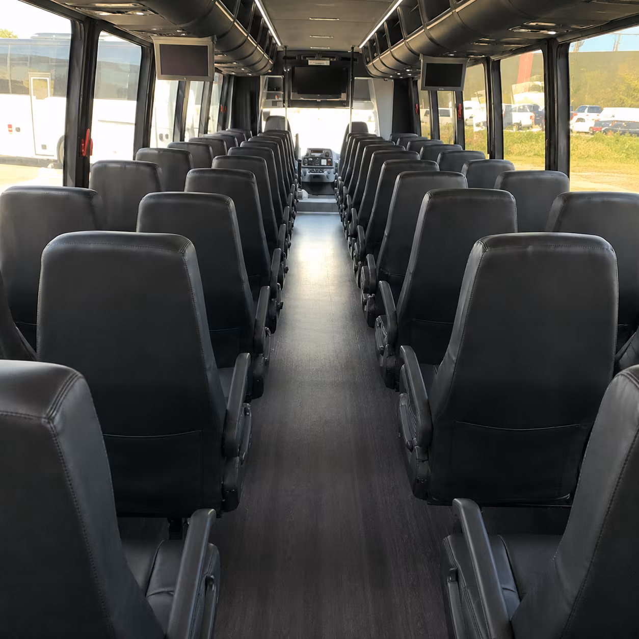 merced sporting event transportation onboard seating